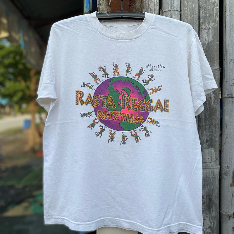 Rasta Reggae雷鬼音乐节hiphop嘻哈高街街舞短袖男女纯棉圆领T恤