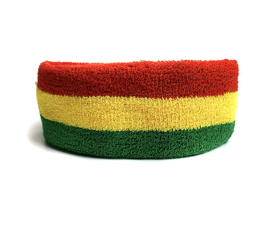 牙买加雷鬼红黄绿运动吸汗男女发箍瑜伽健身洗脸头套透气潮束发带