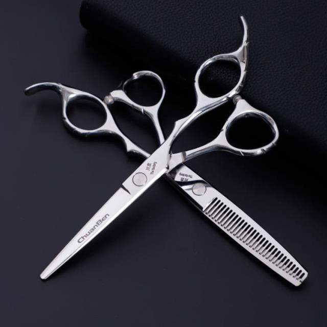 促销牙美发理发美发剪刀剪刀做剪LOGO平剪剪优质川本专业
