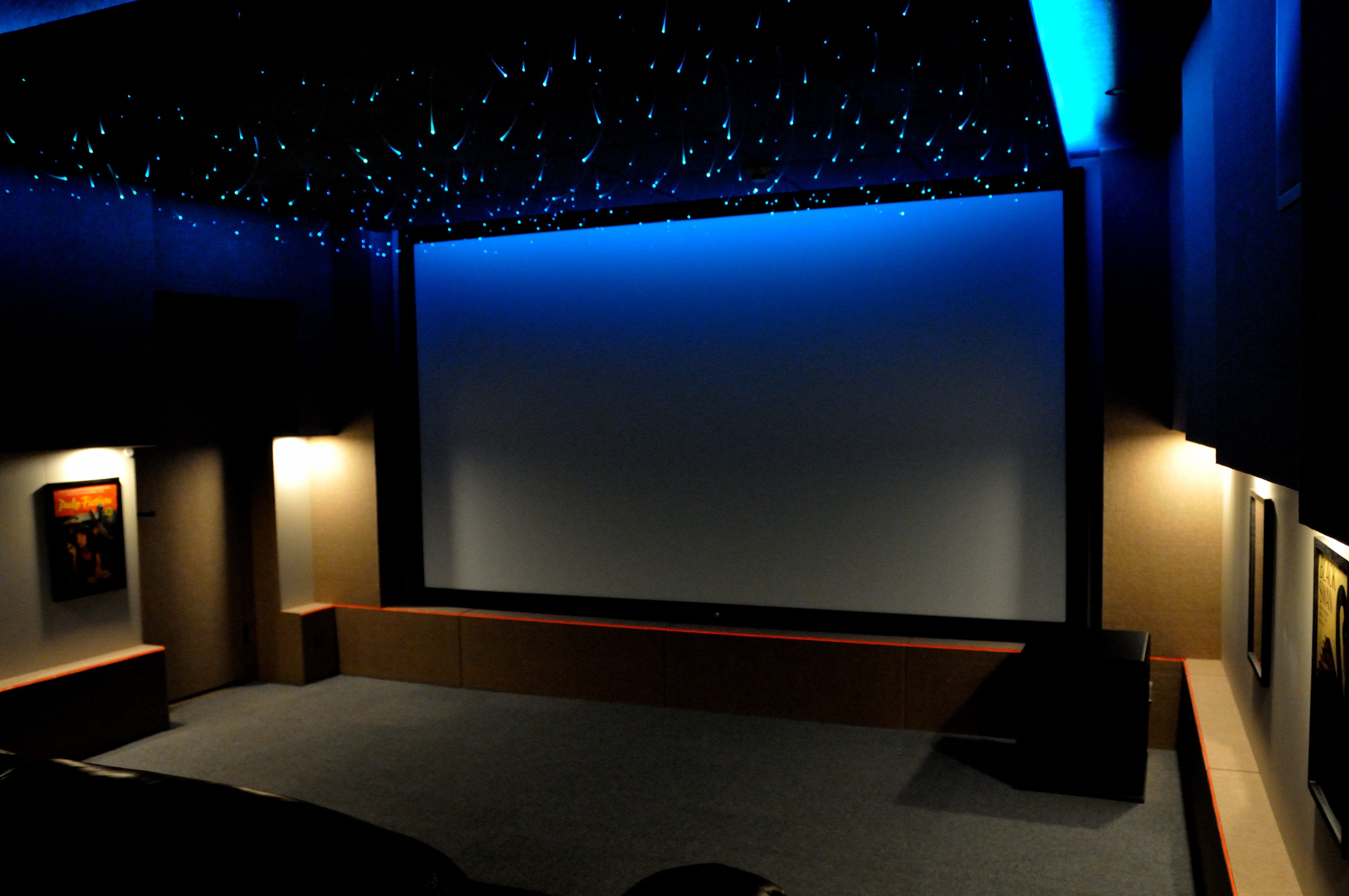 影音室装修设计改造家庭影院智能控制cad施工图效果图视听电影院