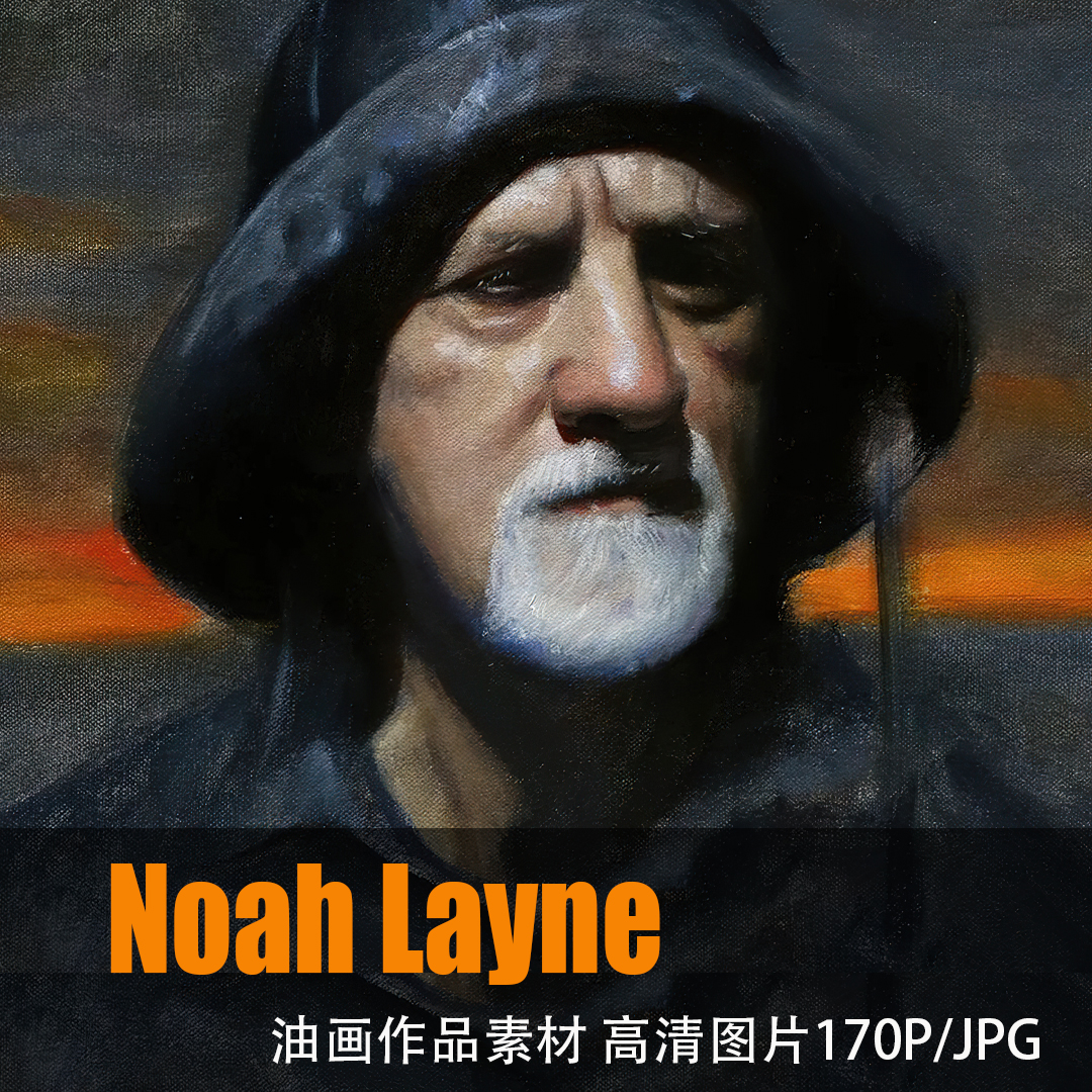 外国油画肖像人物 Layne绘画美术设计动漫临摹参考作品图片素材集