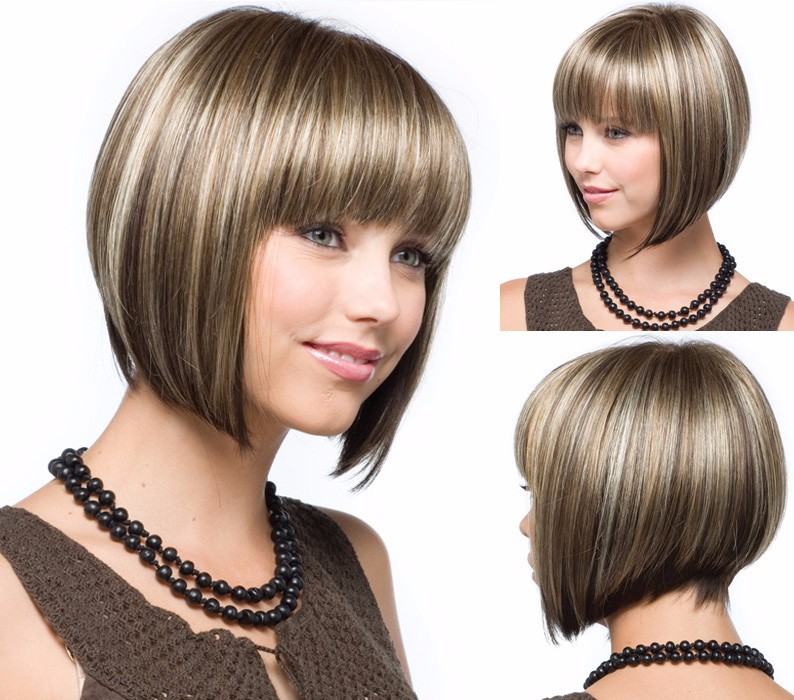 时尚短发 女式欧美流行发型BOBO头 wig发型速卖通ebay热销假发