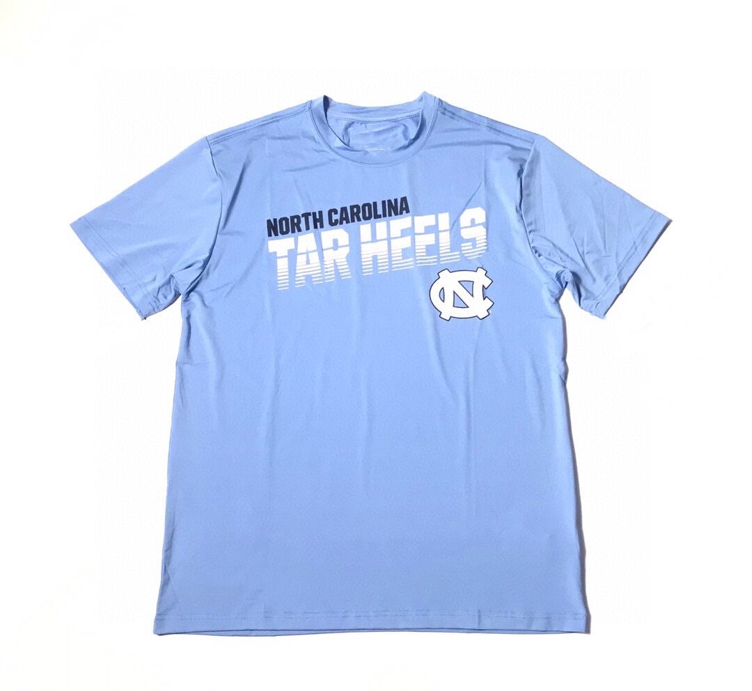夏季新款NCAA北卡罗莱纳大学篮球队服运动弹力速干圆领T恤短袖男