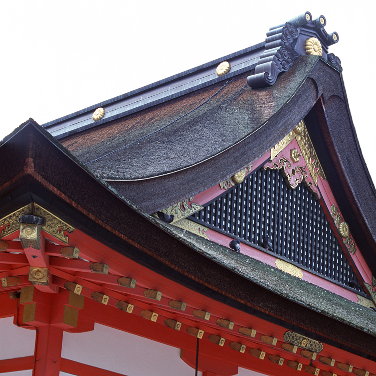 图库素材建筑类日本古代建筑樱花红叶神宫寺庙住宅石子路摄影图片