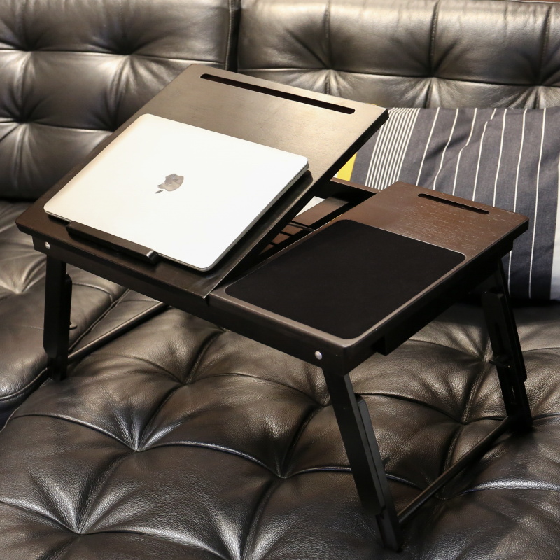 床上小桌子可折叠升降学习生懒人书桌寝室笔记本电脑飘窗宿舍实木