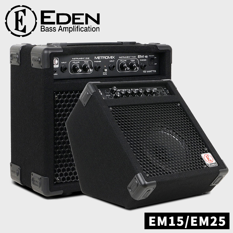 美国EDEN多功能贝司音箱EM15 EM25电贝斯乐队排练键盘电子鼓音响