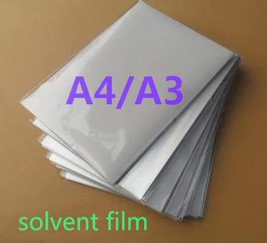 A4 A3 sizeinkjet transparent film for solvent printer print