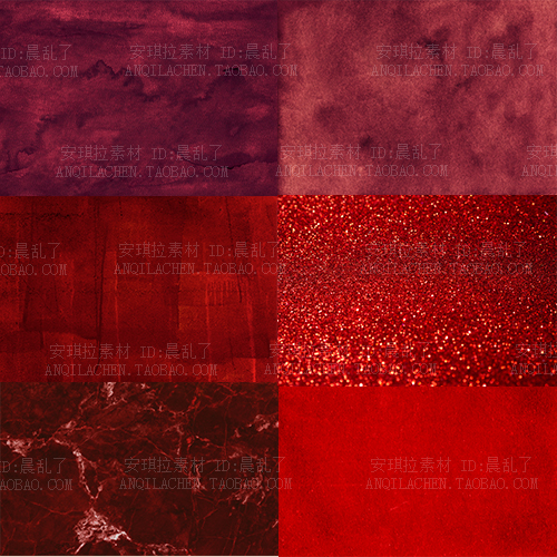 高清大红色水彩复古做旧大理石纹理婚礼背景jpg图片素材