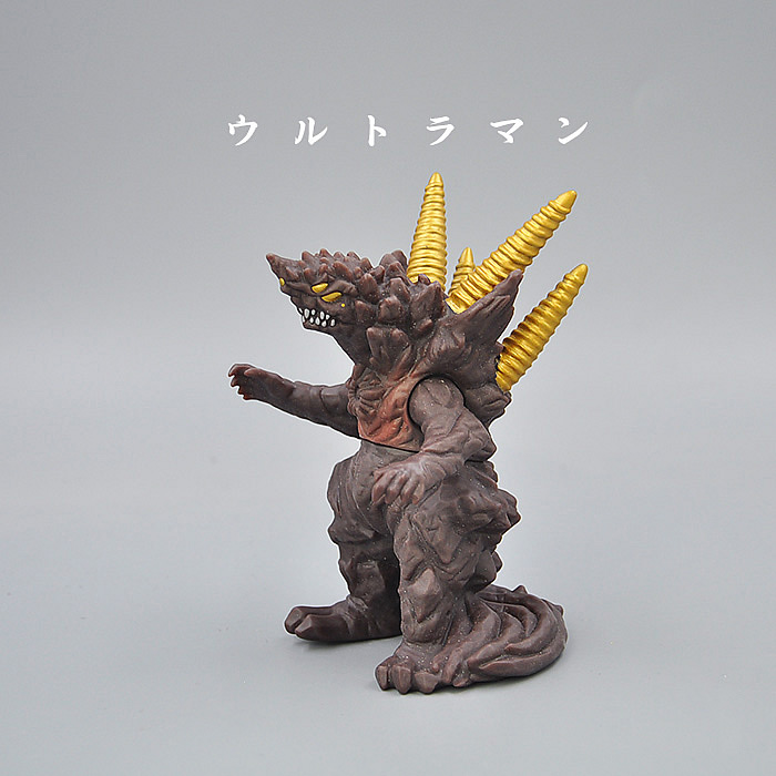 日本正版散货 咸蛋超人 达兰比尔怪兽 软胶搪胶玩具手办 人偶模型