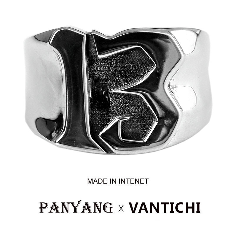 [数字帝王]VANTICH925银数字13高级设计感复古食指男戒指潮流指环