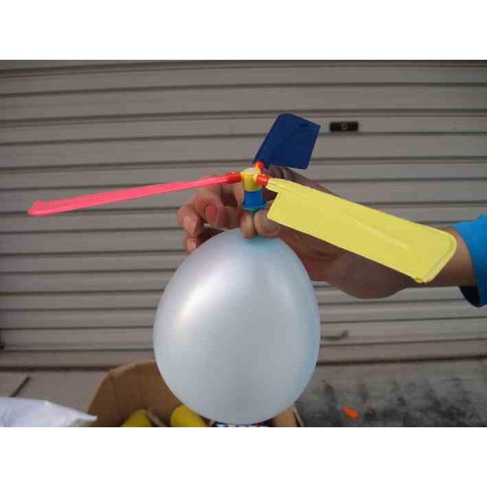 diy气球飞机儿童比赛专用 科学小制作手工自制直升机螺旋桨人气