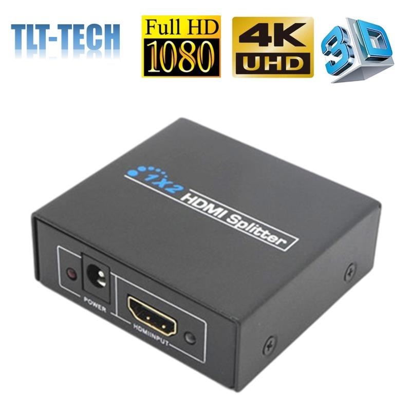 4K 1080P HDMI Splitter 1*2 with 3D CEC HDCP1.3 for HDTV/DVD