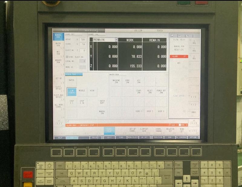 UP-MF13-A牧野火花机操作显示屏触摸屏维修花屏乱跳没反应黑屏