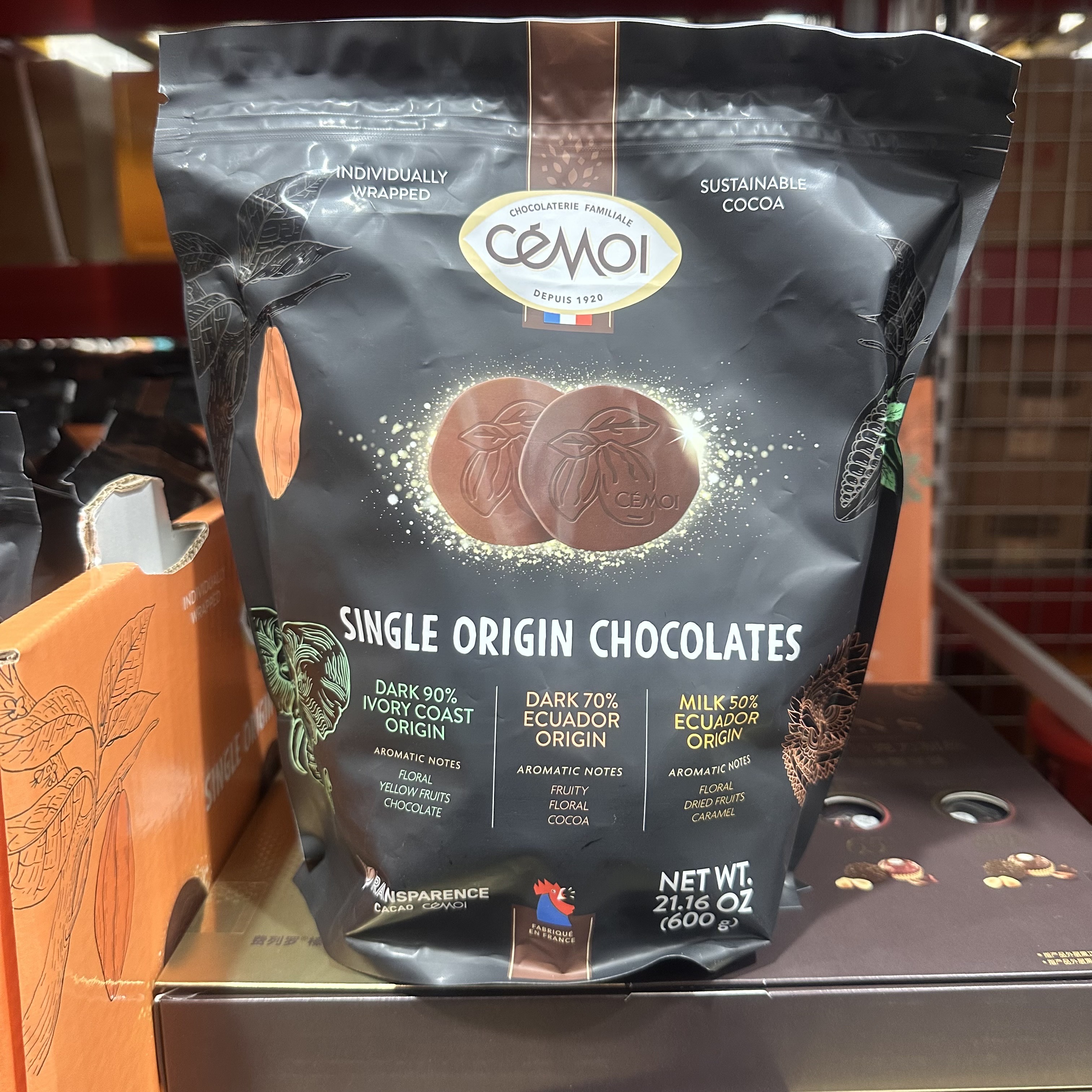 豆豆MM山姆代购零食糖果巧克力制品法国进口CEMOI什锦巧克力600g