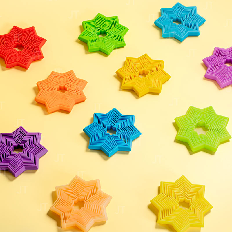 3d打印网红萝卜塔螺旋八角星玩具正版萝卜球魔幻星解压创意模型
