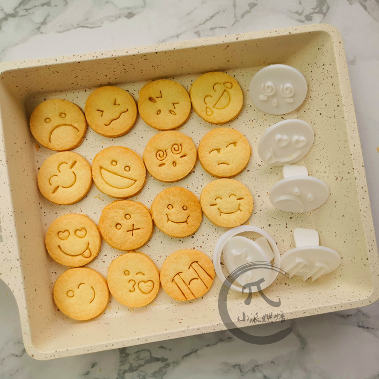 网红表情包饼干模具曲奇印模DIY卡通儿童中式