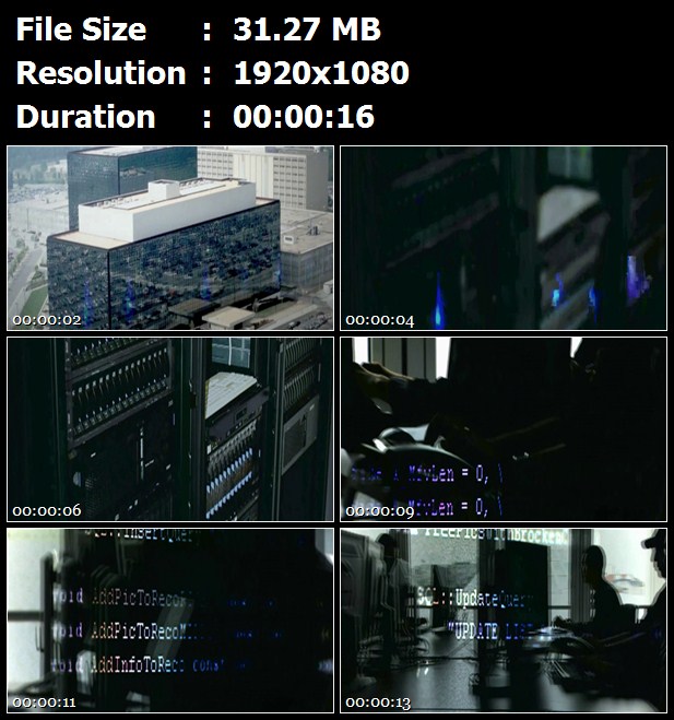 航拍美国国家安全局机房网络服务器程序员写代码高清实拍视频素材