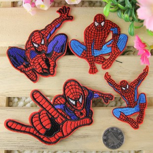 蜘蛛侠Spider-Man超级英雄布贴衣服贴布贴花补丁贴卡通动漫标超人