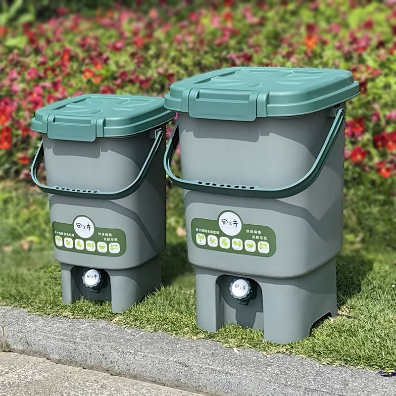 厨余堆肥发酵桶室内家用自制厨余有机肥大容量垃圾分类波卡西沤肥