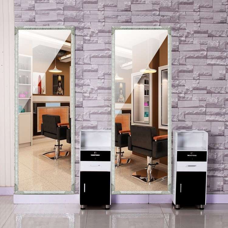 美发理发店壁挂工具台挂墙墙壁设备壁挂式发型师柜子化妆师装修镜