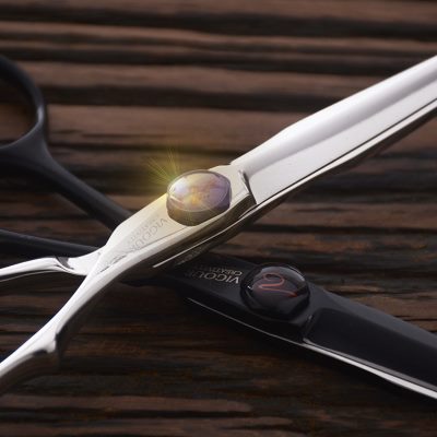 新台湾专业美发剪刀发型师专用短刀结构剪综合平剪小黑剪A字理品
