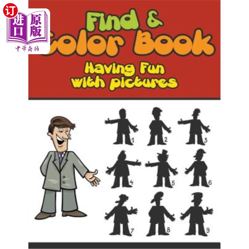 海外直订Find & Color Book: Having Fun with Pictures 寻找和彩色书:与图片一起享受乐趣