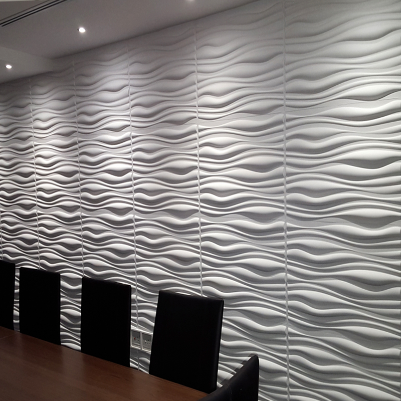 波浪造型三维板客厅电视3D背景墙板装饰沙发立体创意凹凸墙墙自粘