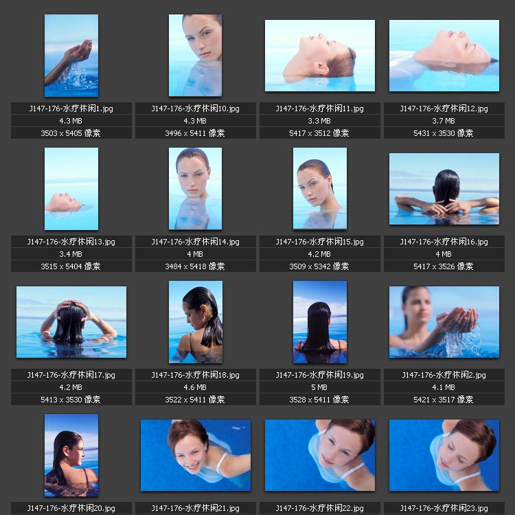 女性游泳图片 水疗休闲图片 高清图片素材设计图库
