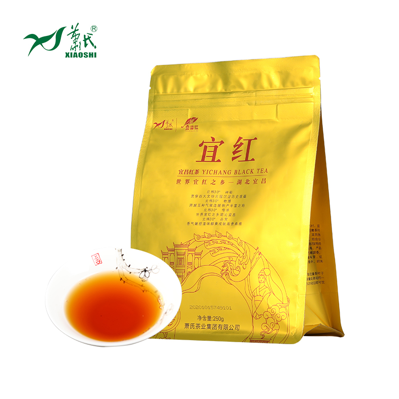 萧氏茶叶红茶250g湖北宜昌工夫红茶叶袋装浓香型散装果香型口粮茶
