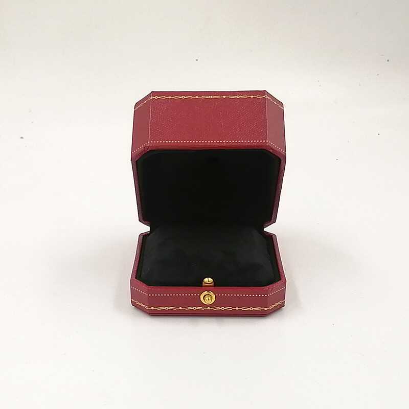 红色首饰盒戒指盒结婚钻戒盒手镯项链对戒盒吊坠盒子适用于卡地亚
