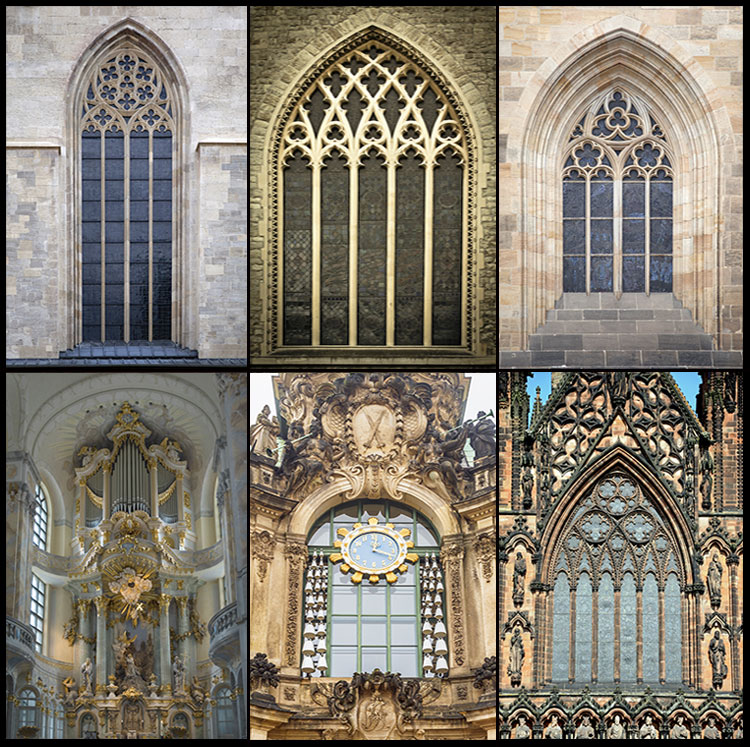 复古欧式华丽教堂拱门大门建筑图片素材