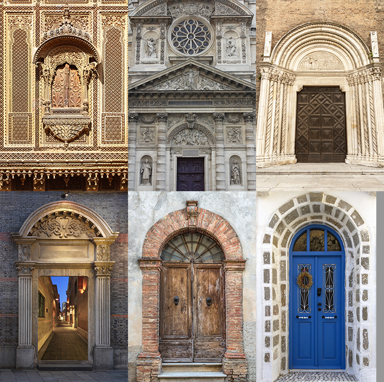 复古华丽教堂宗教欧式拱门大门建筑高清图片素材
