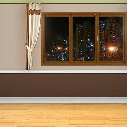 房间中式现代室内窗户盆栽大门简约房间高清LED大屏幕舞台图片