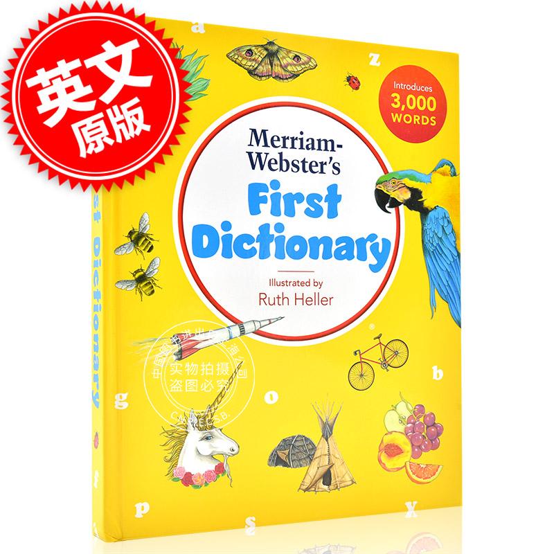 麦林韦氏初级儿童图片字典2021新版Merriam-Webster's First Dictionary英文原版5-7岁含上百张图片可学习插图词典 中图