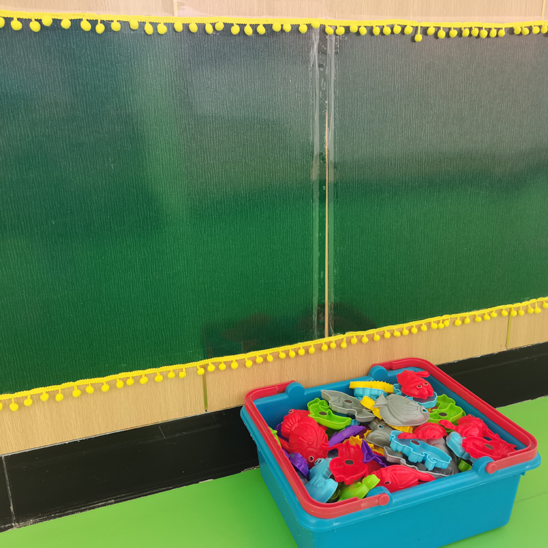 磁性积木墙幼儿园益智区大班磁铁拼图磁力黑板贴七巧板墙面玩具