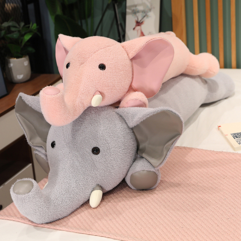 可爱大象公仔安抚抱枕儿童毛绒玩具睡觉夹腿娃娃女生玩偶生日礼物